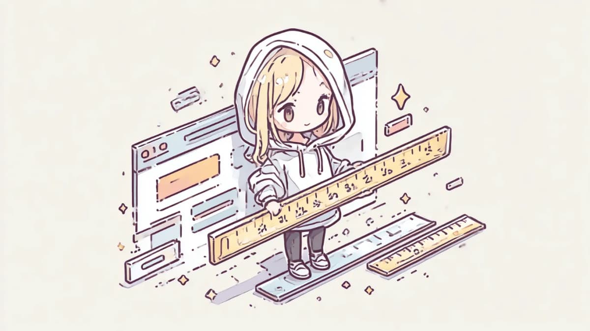 Webページの要素を定規のようにピクセル計測できる便利ツール【Page Ruler】