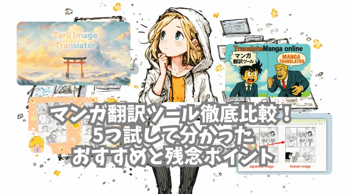 In-Depth Comparison of Manga Translation Tools — Tested Five and Found Recommendations and Drawbacks