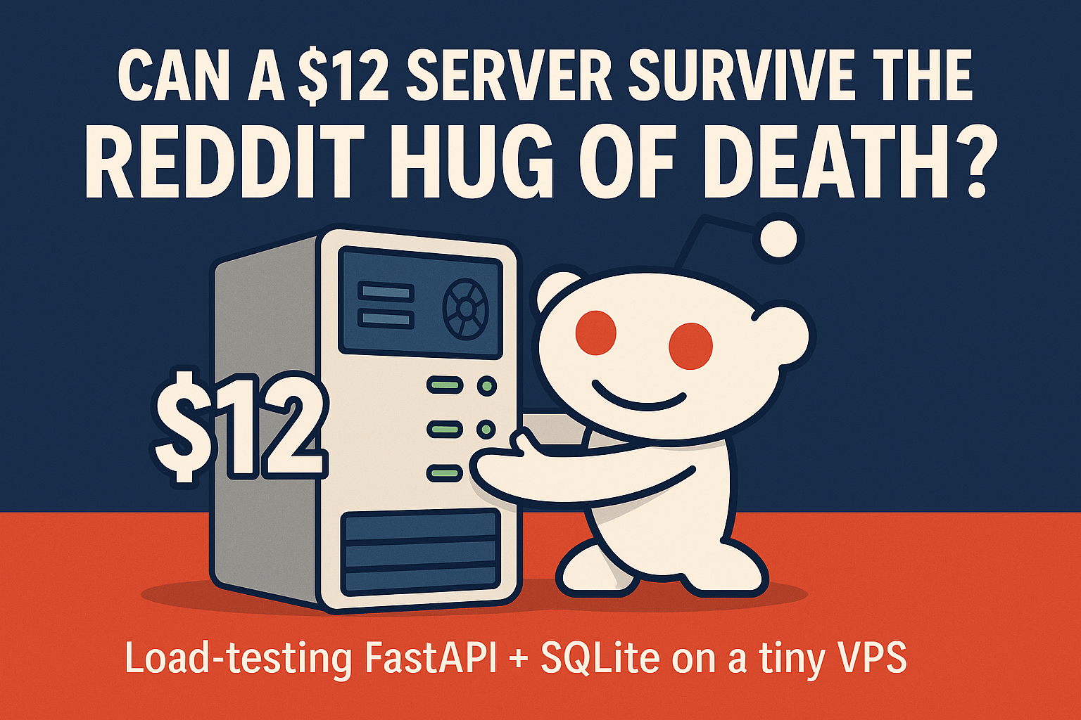 小さなサーバーで「Hug of Death」って耐えられるの？FastAPIとSQLiteで試してみた話