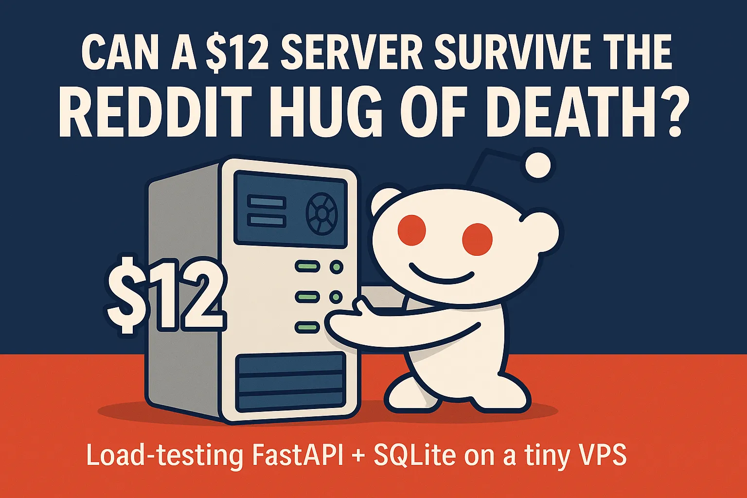 小さなサーバーで「Hug of Death」って耐えられるの?FastAPIとSQLiteで試してみた話