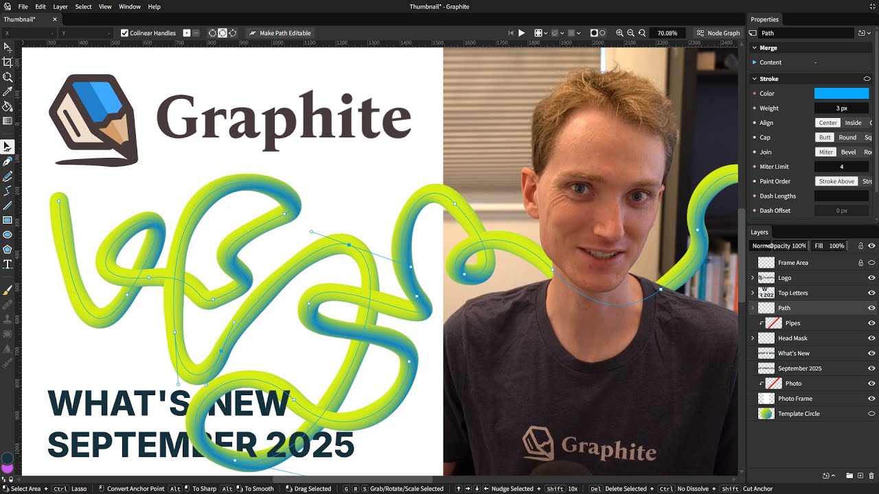 プログラムで描くアート？Rust製「Graphite」が9月アップデートで大幅進化！